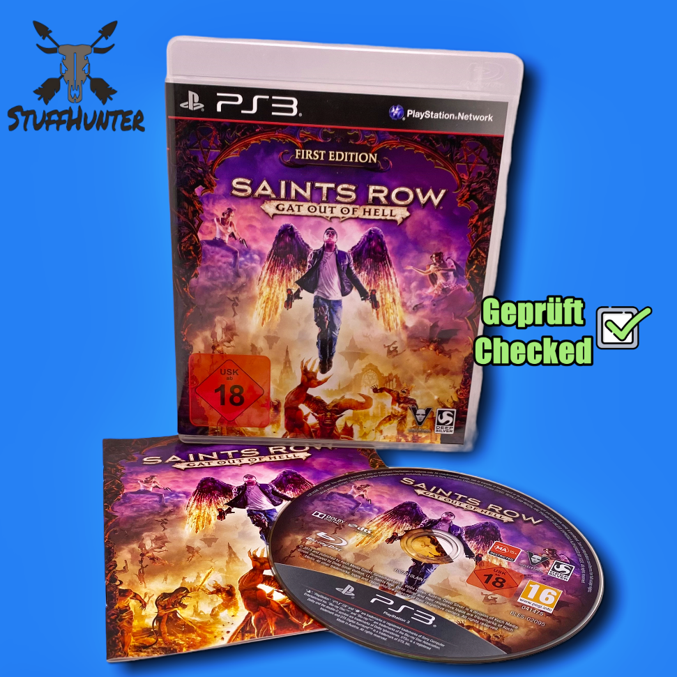 Saints Row Gat Out of Hell First Edition PS3 Gepr ft USK18