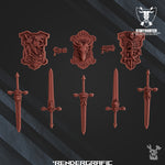 Fire Lizard Warrior Order - Blade Keeper (Built-Kit)