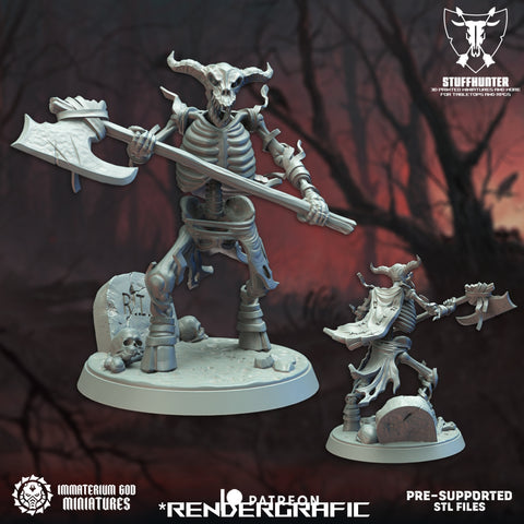 Minotaur Skeleton - Lords of the Cursed Realm