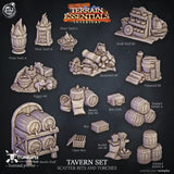 Taverne Set - Scatter Bits and Torches - Terrain Interiors - STUFFHUNTER