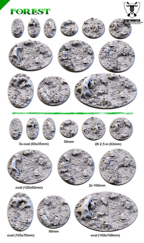 Forest Bases (Rund / Oval) - STUFFHUNTER