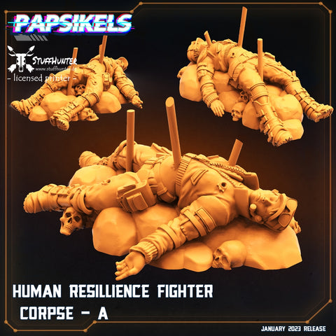 Human Resilience Fighter Corpse A - STUFFHUNTER