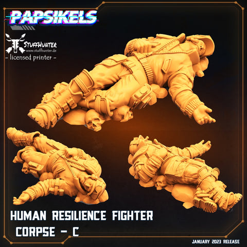 Human Resilience Fighter Corpse C - STUFFHUNTER