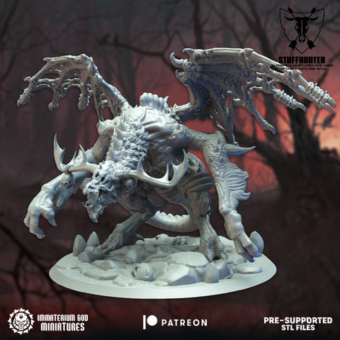 Necrotic Beast 130mm - Lords of the Cursed Realm - STUFFHUNTER