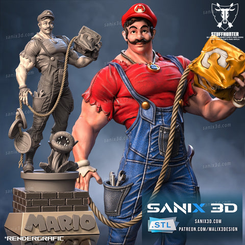 Super Mario (Fan Art) 1:10 - STUFFHUNTER