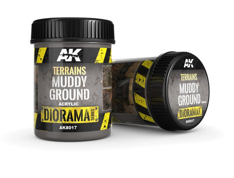 Terrains Muddy Ground – 250ml (Acryl) von AK-Interactive AK8017 - STUFFHUNTER