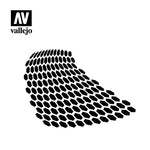 Vallejo Hobby Stencils: Distorted Honeycomb 125x125mm - STUFFHUNTER