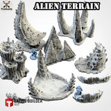 Alien Terrain Gelände - Auswahl unbemalt - STUFFHUNTER