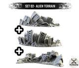 Alien Terrain Gelände - Auswahl unbemalt - STUFFHUNTER