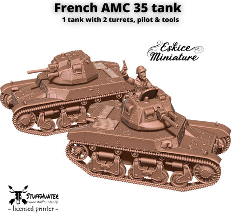 French AMC 35 Tank - STUFFHUNTER