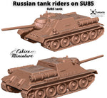 Russian Tank Riders on SU85 - STUFFHUNTER