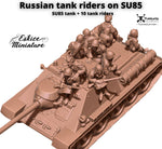 Russian Tank Riders on SU85 - STUFFHUNTER