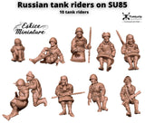 Russian Tank Riders on SU85 - STUFFHUNTER