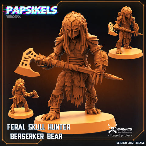 Berserker Bear - Feral Skull Hunter - STUFFHUNTER