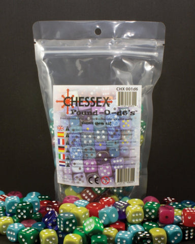 Chessex Pound O Dice W6 D6 Mix Würfel - STUFFHUNTER