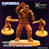 Chuckle Norris Psycho Ex Soldier - STUFFHUNTER