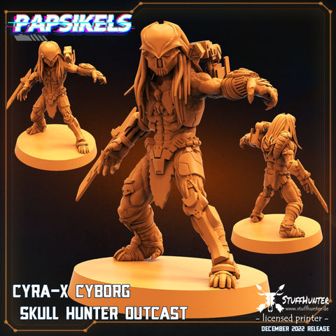 Cyra X Cyborg Skull Hunter - STUFFHUNTER