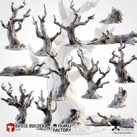 Dead Trees Terrain Gelände - Auswahl unbemalt - STUFFHUNTER