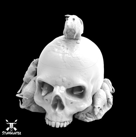 Dice Case - Skull with Rats - STUFFHUNTER