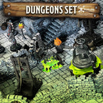 Dungeon Set - Stairs - Terrain Essentials Interiors - STUFFHUNTER