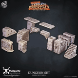 Dungeon Set - Stairs - Terrain Essentials Interiors - STUFFHUNTER