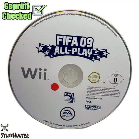 FIFA 09 All-Play - Wii - Geprüft - USK0 | Disc only * Akzeptabel - STUFFHUNTER