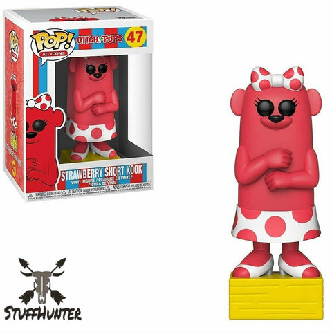 Funko POP! Ad Icons Otter Pops STRAWBERRY SHORT KOOK #47 - NEU - STUFFHUNTER