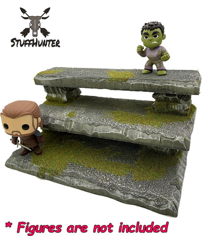 Funko POP Custom Display Diorama T3 Grey Rock #003 - STUFFHUNTER