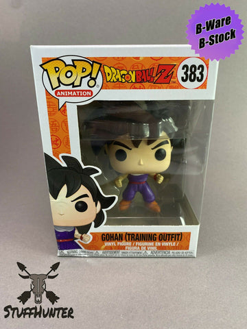 Funko POP! Dragon Ball Z Gohan Training Outfit # 383- OVP B-Ware 2nd Life Neu ID70 - STUFFHUNTER