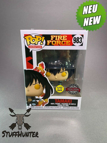 Funko POP! Fire Force Tamaki # 983 - Special Edition Glow in the Dark - Neu - STUFFHUNTER