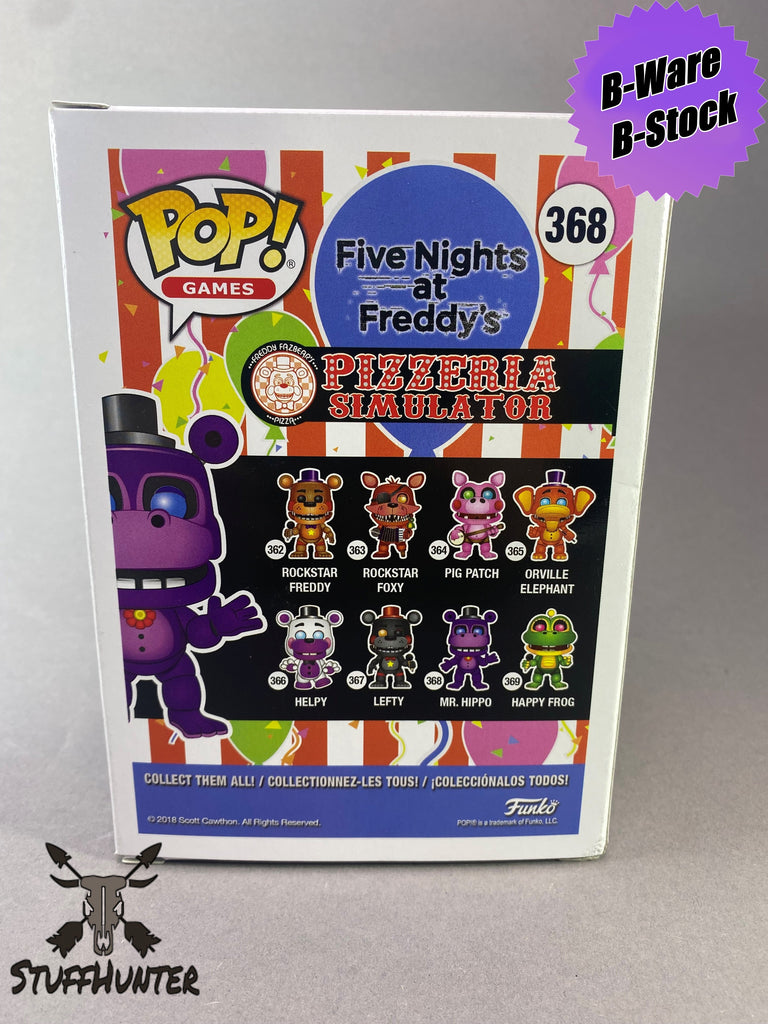 Funko POP! FNAF Five Nights at Freddys Mr. HIPPO # 368 - B-Ware 2nd ...