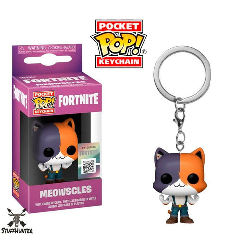 FUNKO POP! Fortnite Meowscles - Keychain Schlüsselanhänger - Neu - STUFFHUNTER