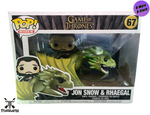 Funko POP! Game of Thrones Jon Snow & Rhaegal # 67 - B-Ware 2nd Life Neu IDB15 - STUFFHUNTER