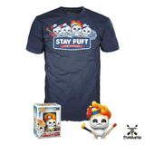 Funko POP! Ghostbusters Afterlife Stay Puft & Tee T-Shirt (Size L) Exklusiv NEU - STUFFHUNTER