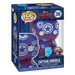 Funko POP! Marvel Captain America ART & Tee T-Shirt (Size L) Exklusiv - STUFFHUNTER