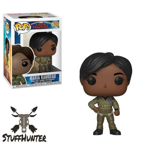 Funko POP! Marvel Captain Marvel MARIA RAMBEAU # 430 – Neu - STUFFHUNTER