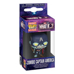 FUNKO POP! Marvel What If...? Zombie Captain America - Pocket Keychain - Neu - STUFFHUNTER