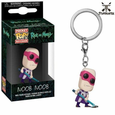 FUNKO POP! NOOB NOOB Rick and Morty Pocket Keychain Schlüsselanhänger – Neu - STUFFHUNTER