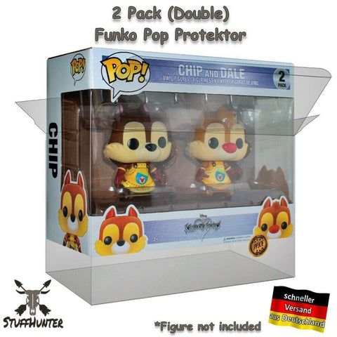 Funko Pop Protektor Schutzhülle 2 Pack (Double) 0,4mm PVC PET | Neu [1 Stück] - STUFFHUNTER