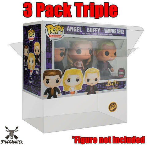 Funko Pop Protektor Schutzhülle 3 Pack - Triple PVC PET | Neu [1 Stück] - STUFFHUNTER