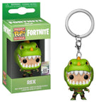 FUNKO POP! Rex Fortnite Pocket Keychain Schlüsselanhänger - Neu - STUFFHUNTER