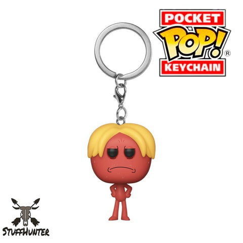 FUNKO POP! Rick and Morty KIRKLAND MEESEEKS Pocket Keychain Schlüsselanhänger – Neu - STUFFHUNTER