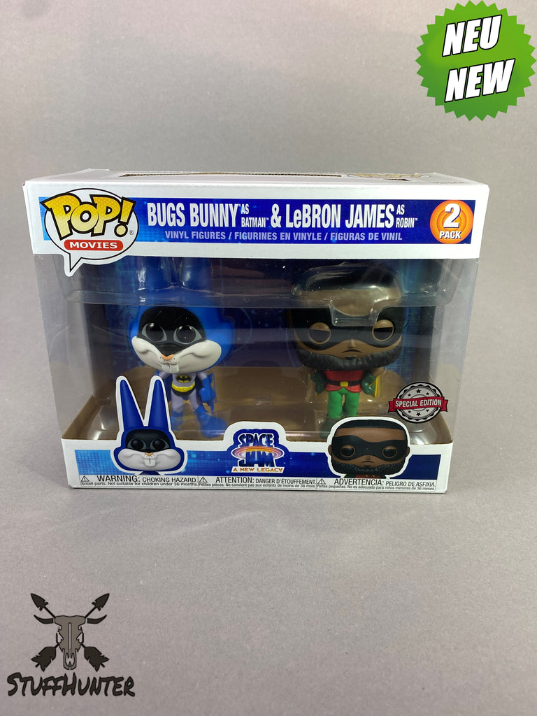 Funko POP! Space Jam Bugs Bunny LeBron James 2-Pack - Special Edition - Neu  – STUFFHUNTER