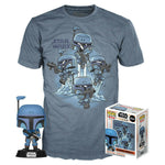 Funko POP! Star Wars The Mandalorian & Tee T-Shirt (Size L) Exklusiv - STUFFHUNTER