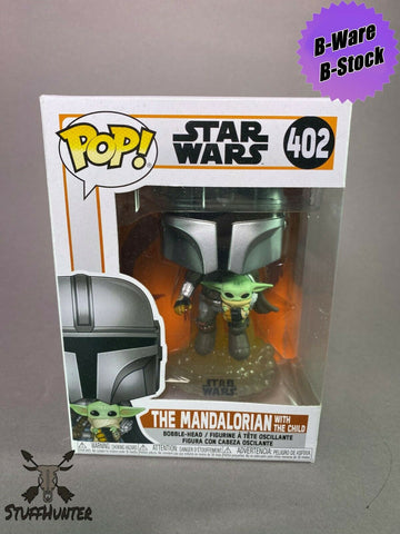 Funko POP! Star Wars The Mandalorian with Child # 402 - B-Ware 2nd Life Neu ID6 - STUFFHUNTER