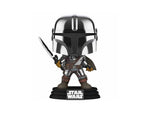 Funko POP! Star Wars The Mandalorian with Darksaber # 491 - Special Glow - Neu - STUFFHUNTER