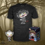 Funko POP! Stephen Kings Es Pennywise Figur & T-Shirt Set (Size M) - STUFFHUNTER