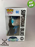 Funko POP! Superman (Blue) # 419 - 2021 Fall Convention Limited Edition - Neu - STUFFHUNTER