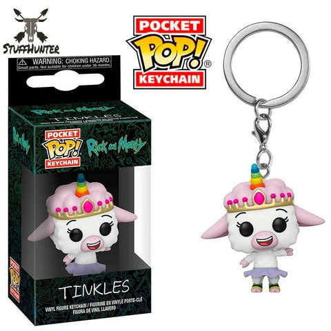 FUNKO POP! Tinkles Rick and Morty Pocket Keychain Schlüsselanhänger - Neu - STUFFHUNTER