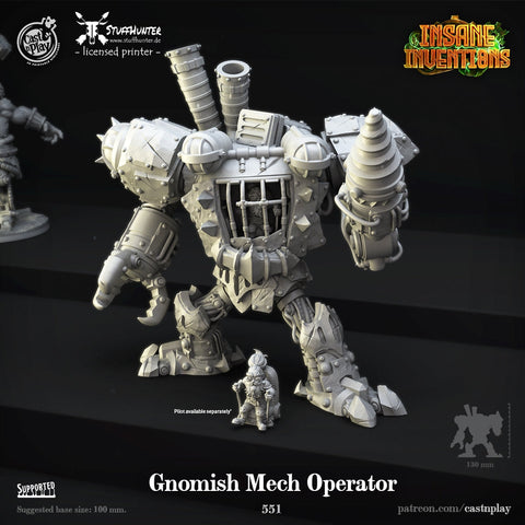 Gnomish Mech Operator - Insane inventions - STUFFHUNTER